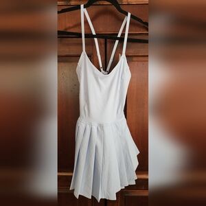 Aerie Offline Light Blue Athleisure Dress With Built-in Shorts, XS, NWT